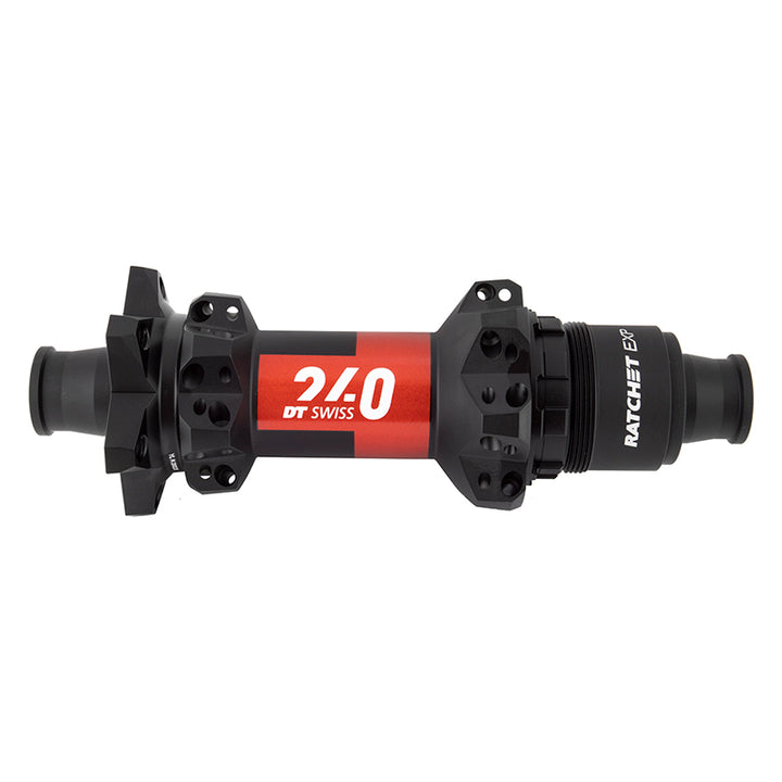 DT Swiss 240 EXP Rear Hub - 12 x 148mm 6-Bolt XD BLK/Red 28H 36pt Straight Pull