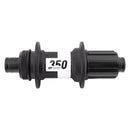 Buje trasero DT Swiss 350 - 12 x 142 mm Center-Lock HG11 MTN Negro 28H 36pt