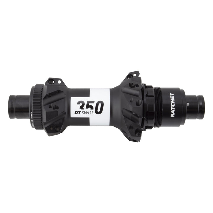 Buje trasero DT Swiss 350 - 12 x 148 mm Center-Lock XD BLK 28H, tiro recto, tiro recto de 36 puntos