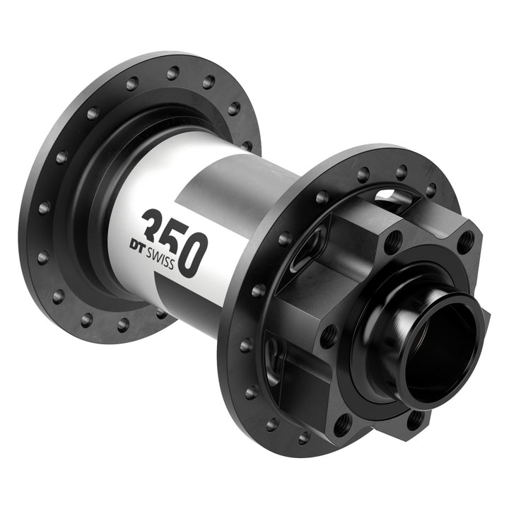 DT Swiss 350 Front Hub - 20 x 110mm 6-Bolt Black 32H