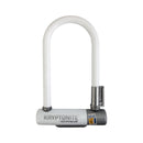 Candado en U Kryptonite Krypto Serie 2 Mini-7 - 3,25 x 7" con llave blanca. Incluye soporte.