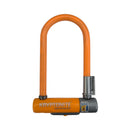 Candado en U Kryptonite Krypto Serie 2 Mini-7 - 3,25 x 7" con llave naranja. Incluye soporte.