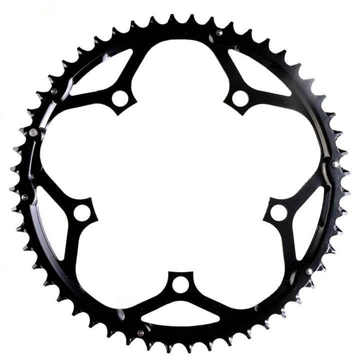 Truvativ 52T 10 sp BCD 130mm 5-Bolt Outer Chainring For 30/42/52 Steel Black