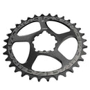 Plato estrecho y ancho RaceFace: montaje directo, compatible con 3 tornillos, 32 dientes, negro