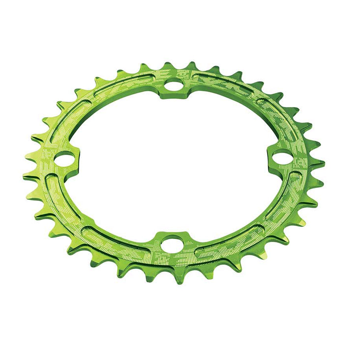 Plato estrecho y ancho RaceFace: 104 mm BCD 30 dientes Verde