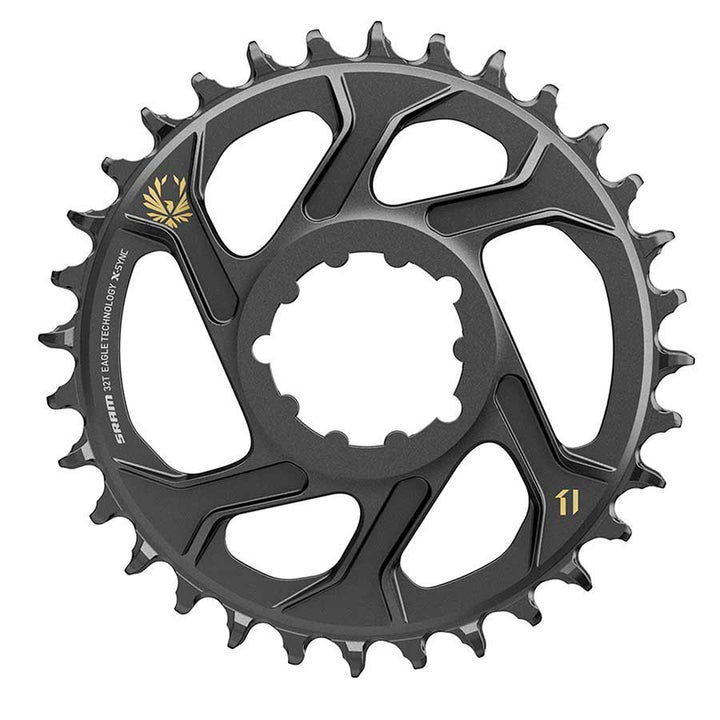 SRAM X-Sync 2 Eagle SL Direct Mount Chainring 34T Boost 3mm Offset - Black Gold Logo