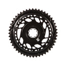 Plato SRAM Red AXS 2x Dientes: 35/48 Velocidad: 12 BCD: Par de montaje directo Aluminio Gris