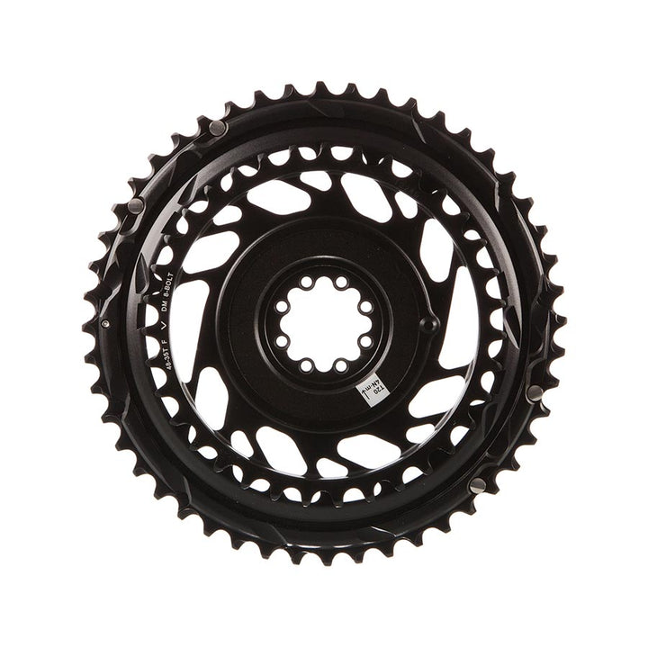 Plato SRAM Red AXS 2x Dientes: 35/48 Velocidad: 12 BCD: Par de montaje directo Aluminio Gris