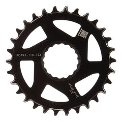 TRP CR-M9050 Boost Direct Mount Chainring - 30t 12-Speed CINCH Mount 3mm Offset 7075-T6 Aluminum Sandblasted BLK/Gold