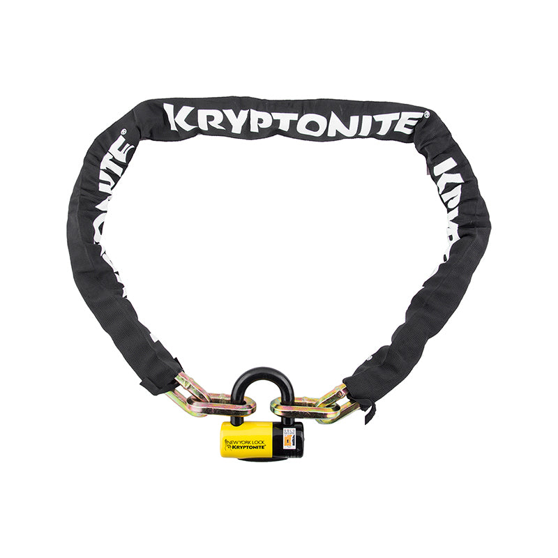 New York Fahgettaboudit Bicycle Chain and New York Disc Bike Lock