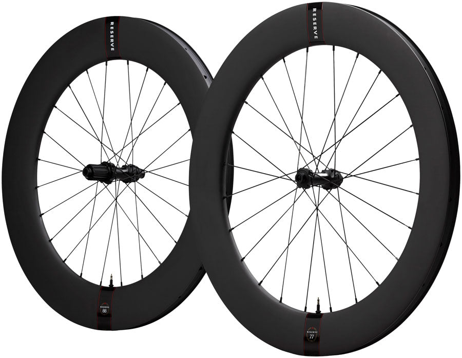 Reserve Wheels Reserve 77/88 Turbulent Aero Wheelset - 700 12 x 100/12 x 142 Center-Lock HG11 Carbon DT240