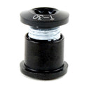 Juego de tuercas y pernos para plato doble de aleación Torx T-30 Full Speed ​​Ahead, color negro