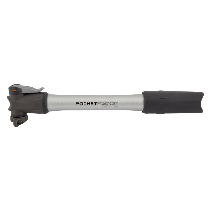 Minibomba Topeak Pocket Rocket - 160 psi (plateada/negra)