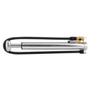 Lezyne Micro Floor Drive HV - Bomba de cuadro de alto volumen plateada