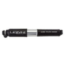 Minibomba de cuadro Lezyne ABS Pressure Drive, tamaño mediano: negro/plata pulida