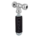 Cartucho Lezyne Control Drive Co2 de 16 gramos, mecanizado, con mandril deslizante plateado