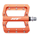 Pedales de plataforma nano HT Components AN14A Cuerpo: Aluminio Eje: Cr-Mo 9/16 Par naranja
