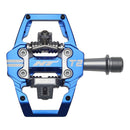 Pedales de plataforma automáticos HT Pedals T2 CrMo - Azul real