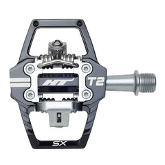 HT Components T2-SX Pedals - Dual Sided Clipless Platform Aluminum 9/16