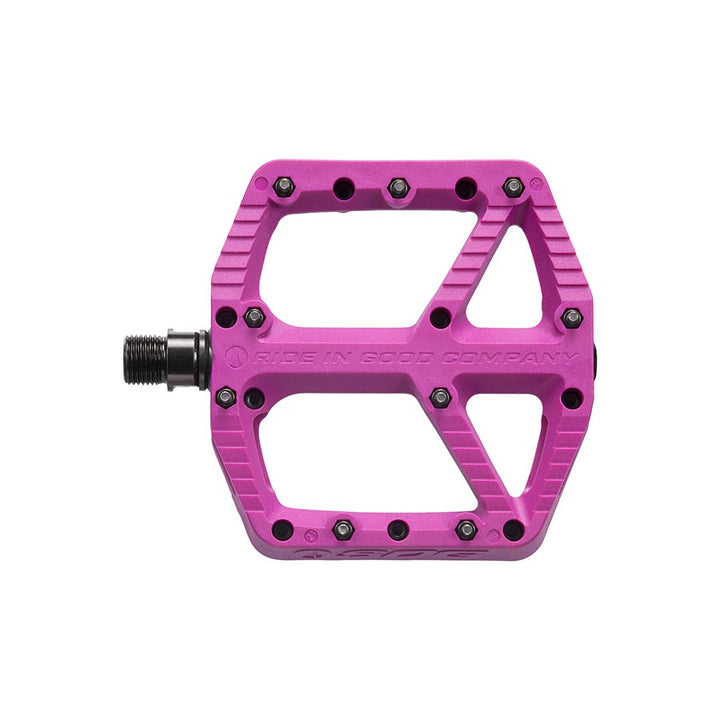 Pedales de plataforma SDG Components Comp Cuerpo: Composite Eje: Cr-Mo 9/16 Par morado