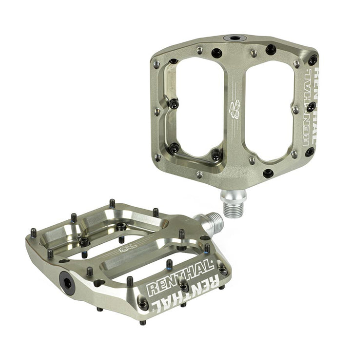 Pedales Renthal Revo-F - Plataforma 9/16" Dorado 100 x 104 mm
