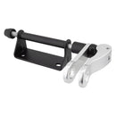 Portabicicletas Delta Bike Hitch Truck Rail con montaje en horquilla: Estándar de 9,0 mm, negro