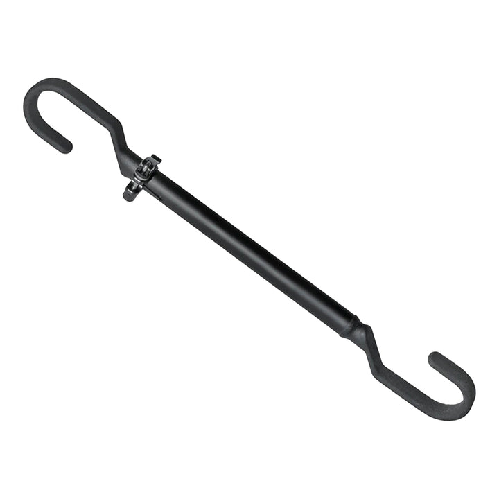 Adaptador de cuadro de tubo superior de barra transversal ajustable Delta: negro