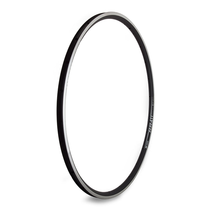 Llanta DT Swiss RR 411 - Llanta 700 negra 24H asimétrica