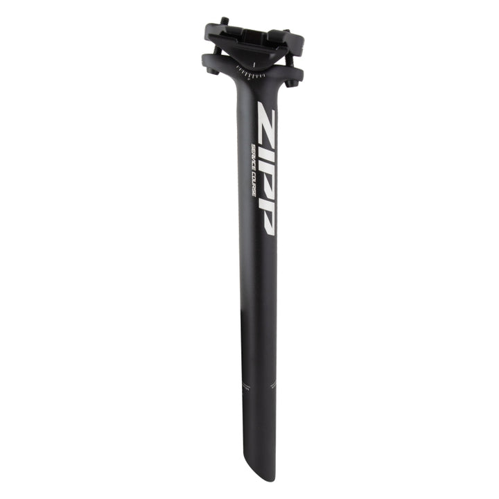 Tija de sillín Zipp Service Course - Diámetro de 27,2 mm, longitud de 350 mm, talón con desplazamiento cero, negro B2