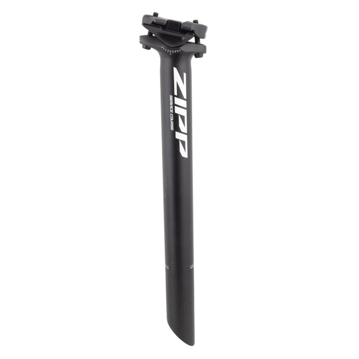 Tija de sillín Zipp Service Course - Diámetro de 31,6 mm, longitud de 350 mm, talón con desplazamiento cero, negro B2