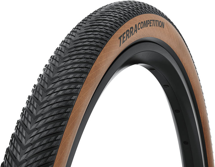 Continental Terra Competition Tire - 700 x 45 Tubeless Folding Black/Transparent Grip Trail Casing E25