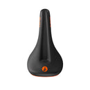 Sillín SDG Bel-Air V3 Max con raíles de aleación de lujo, negro/naranja
