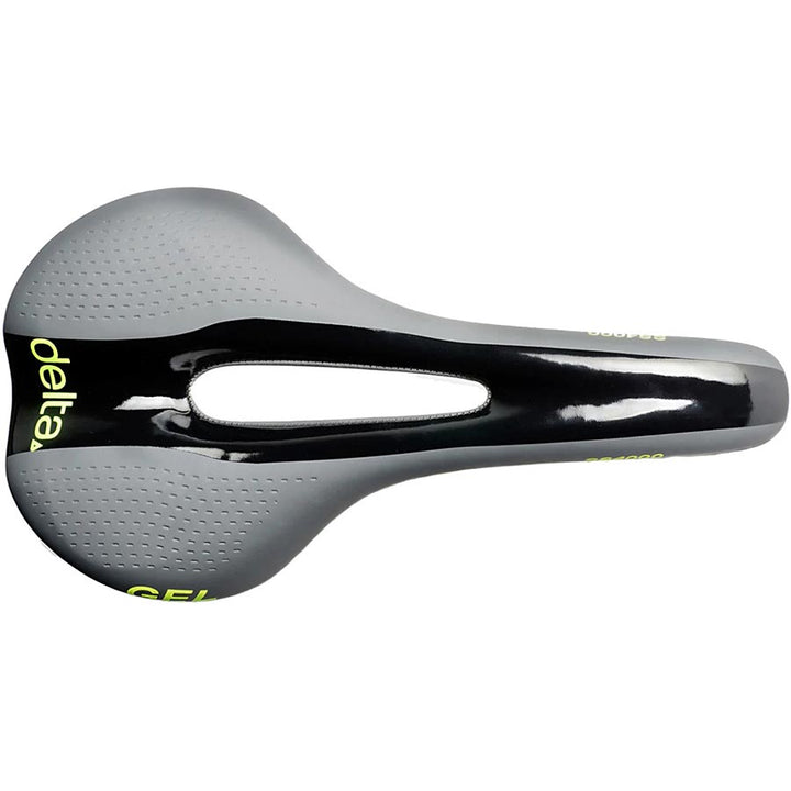 Sillín Delta Comfort Race Gel 270 x 140 mm unisex 300 g negro/gris