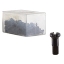 Cabecillas de radio DT Swiss Standard - Aluminio 2,0 x 12 mm Negro Caja de 100