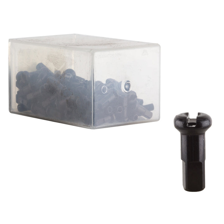 Cabecillas de radio DT Swiss Standard - Aluminio 1,8 x 12 mm Negro Caja de 100