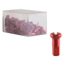 Cabecillas de radio DT Swiss Standard - Aluminio 2,0 x 12 mm Rojo Caja de 100