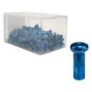 Cabecillas de radio DT Swiss Standard - Aluminio 2,0 x 12 mm Azul Caja de 100