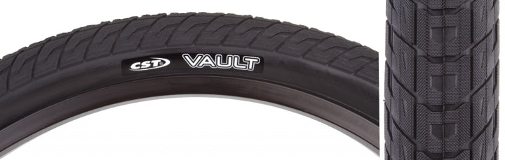 Neumático CST Vault - 20 x 2,2 Clincher Wire Negro