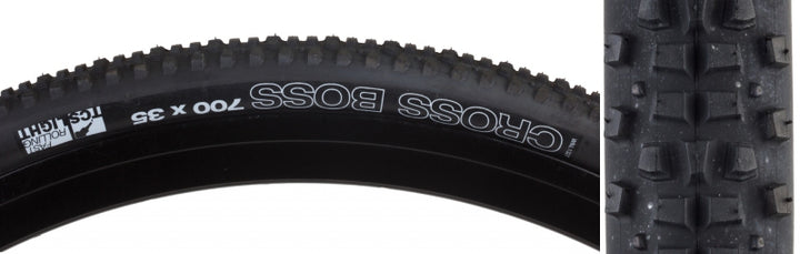 Neumático WTB Cross Boss - 700 x 35 TCS Tubeless Plegable Negro Ligero Rodamiento Rápido