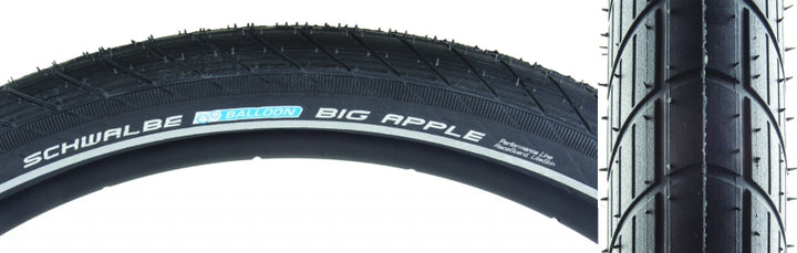 Neumático Schwalbe Big Apple - 26 x 2 Clincher Wire BLK/Reflective Performance Line