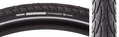 Neumático Maxxis Overdrive - 27,5 x 1,65 Clincher Wire BLK/Reflectante Single Silk Worm