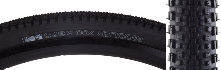 Neumático WTB Riddler - 700 x 37 TCS Tubeless Plegable Negro Rodamiento ligero/rápido
