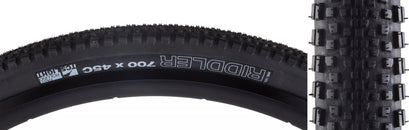 Neumático WTB Riddler - 700 x 45 TCS Tubeless Plegable Negro Rodamiento ligero/rápido