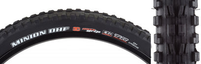 Neumático Maxxis Minion DHF - 29 x 2,5 sin cámara plegable BLK 3C Maxx Terra EXO Wide Trail