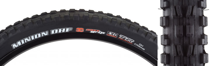 Neumático Maxxis Minion DHF - 29 x 2,5 sin cámara plegable BLK 3C Maxx Terra EXO Wide Trail
