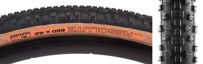 Neumático WTB Resolute - 650b x 42 TCS sin cámara, plegable, negro/bronceado, ligero/de rodadura rápida