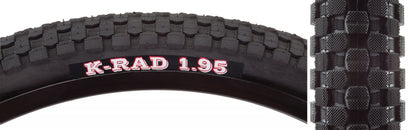 Neumático Kenda K-Rad - 20 x 1,95 Clincher Wire Negro