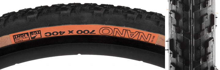 Neumático WTB Nano 700x40C plegable sin cámara, doble DNA, 60TPI, Tanwall