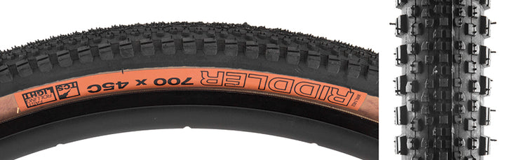 Neumático WTB Riddler 700x45C plegable sin cámara, doble DNA, 60TPI, Tanwall