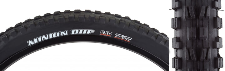 Neumático Maxxis Minion DHF - 27,5 x 2,3 sin cámara plegable negro de doble compuesto EXO